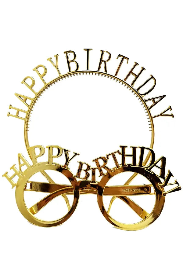 Special Birthday Headband & Glasses
