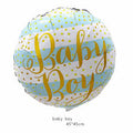 Baby Boy" Gold Letter Foil Balloon