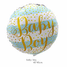 Baby Boy" Gold Letter Foil Balloon