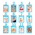 Baby's First Year Monthly Photo Banner