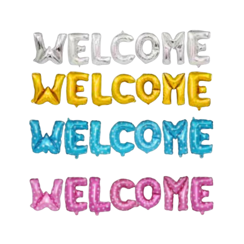 Welcome Foil Balloon