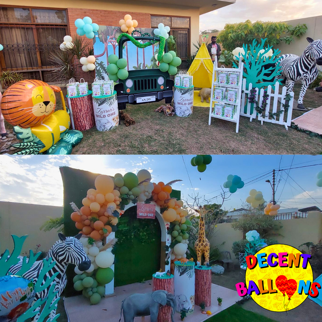 Wild Side Jungle Party Decoration Karachi  – Fun & Vibrant Celebration Setup