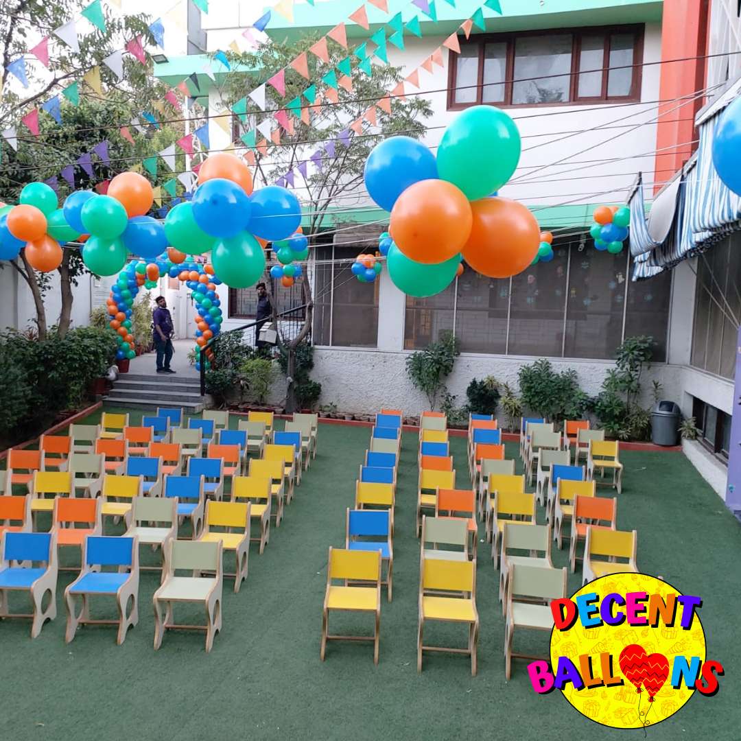 Colorful Birthday Party Decoration Setup – Fun & Vibrant Celebration Decor