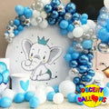 Elephant-Themed Birthday Party Setup – Adorable & Elegant Celebration Decor