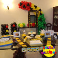 Car-Themed Birthday Party Setup – Dynamic & Fun Celebration Decor