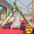 Farshi Bethak Birthday Party Setup – Traditional & Elegant Celebration Decor