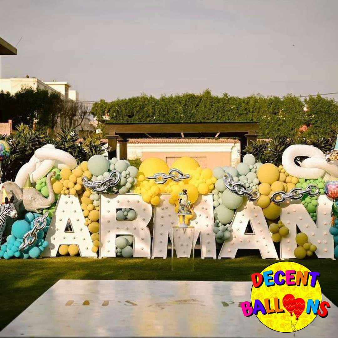 Jungle-Themed Birthday Party Setup – Wild & Vibrant Celebration Decor