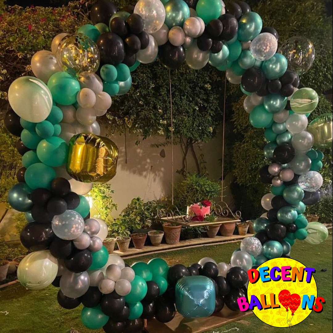 Ring Setup Silver Package Birthday Party Decoration – Elegant & Stylish Celebration Decor