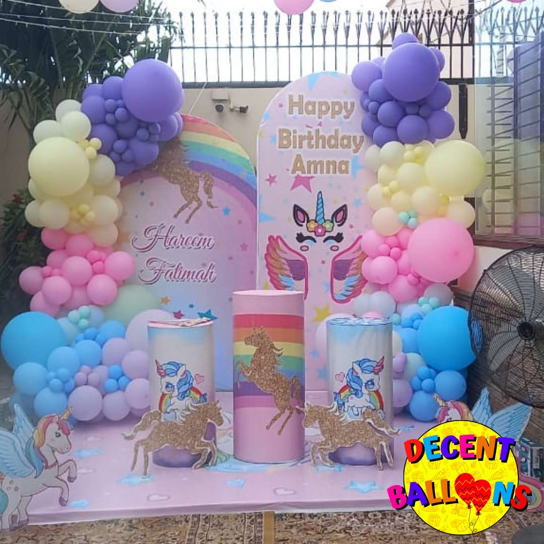Unicorn-Themed Birthday Party Setup – Magical & Whimsical Celebration Decor