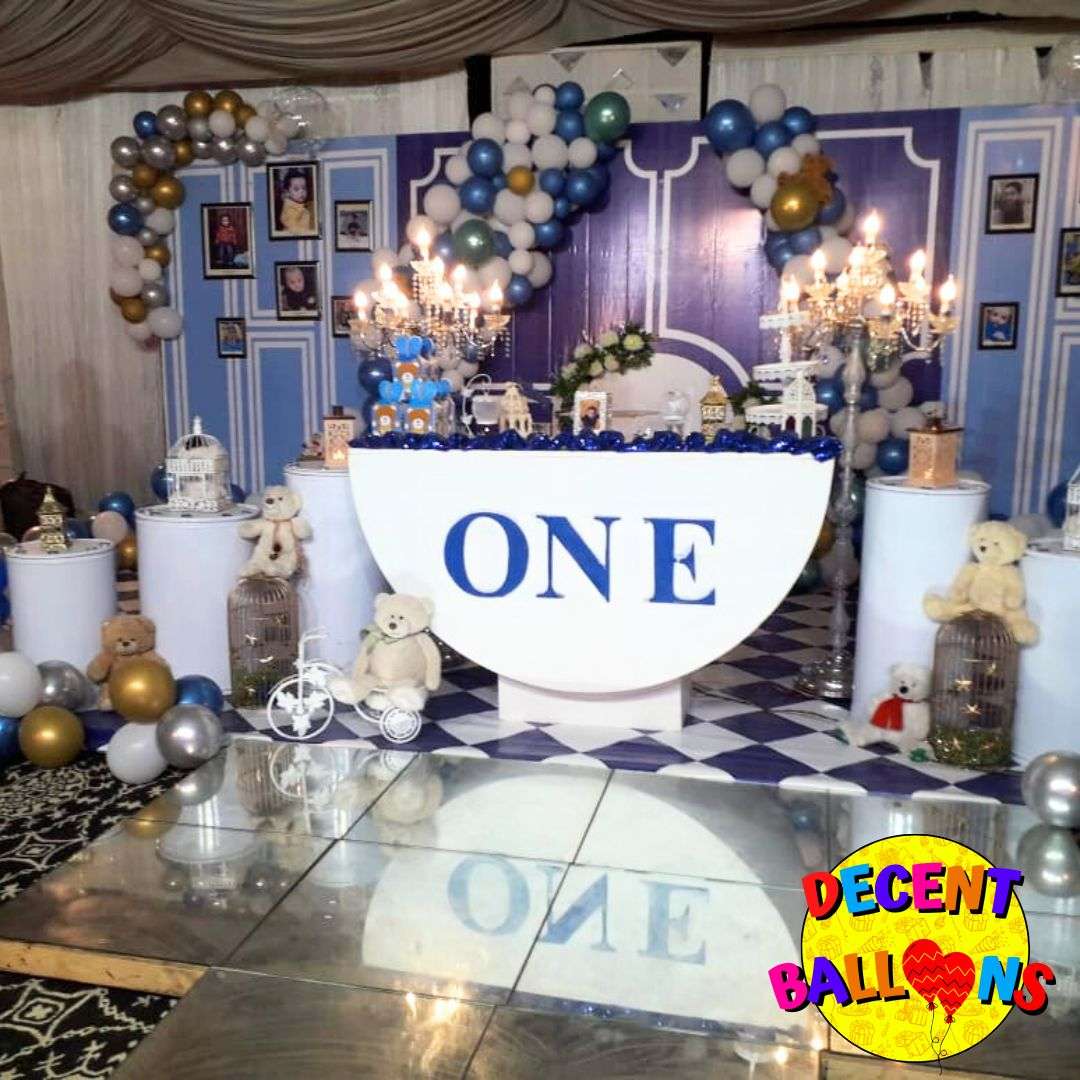 Teddy Bear First Birthday Celebration Decor – Sophisticated & Heartwarming Party