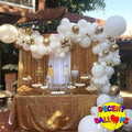 Golden Glow Dessert Table Decor – Elegant & Festive Party Highlight