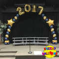 Golden New Year Themed Celebration Decor – Elegant & Festive Setup