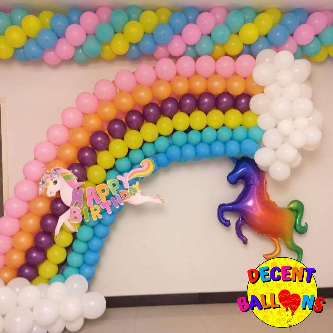 Rainbow Unicorn Birthday Party Decor – Vibrant & Magical Celebration