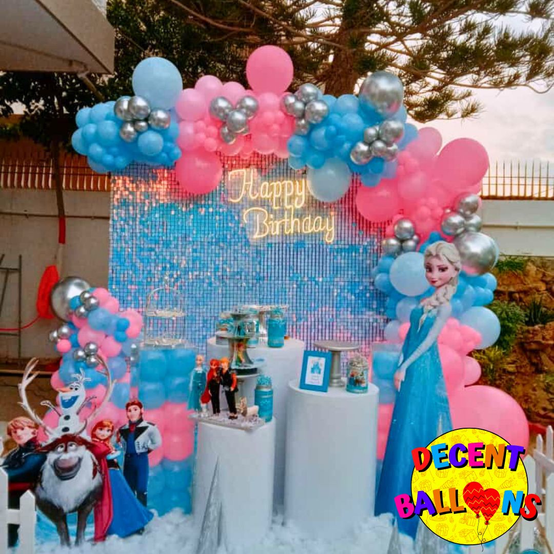 Frozen Birthday Party Decor – Magical & Elegant Celebration Setup