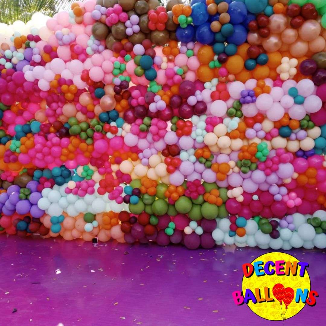 Colorful Balloon Wall Decor – Vibrant & Fun Celebration Backdrop
