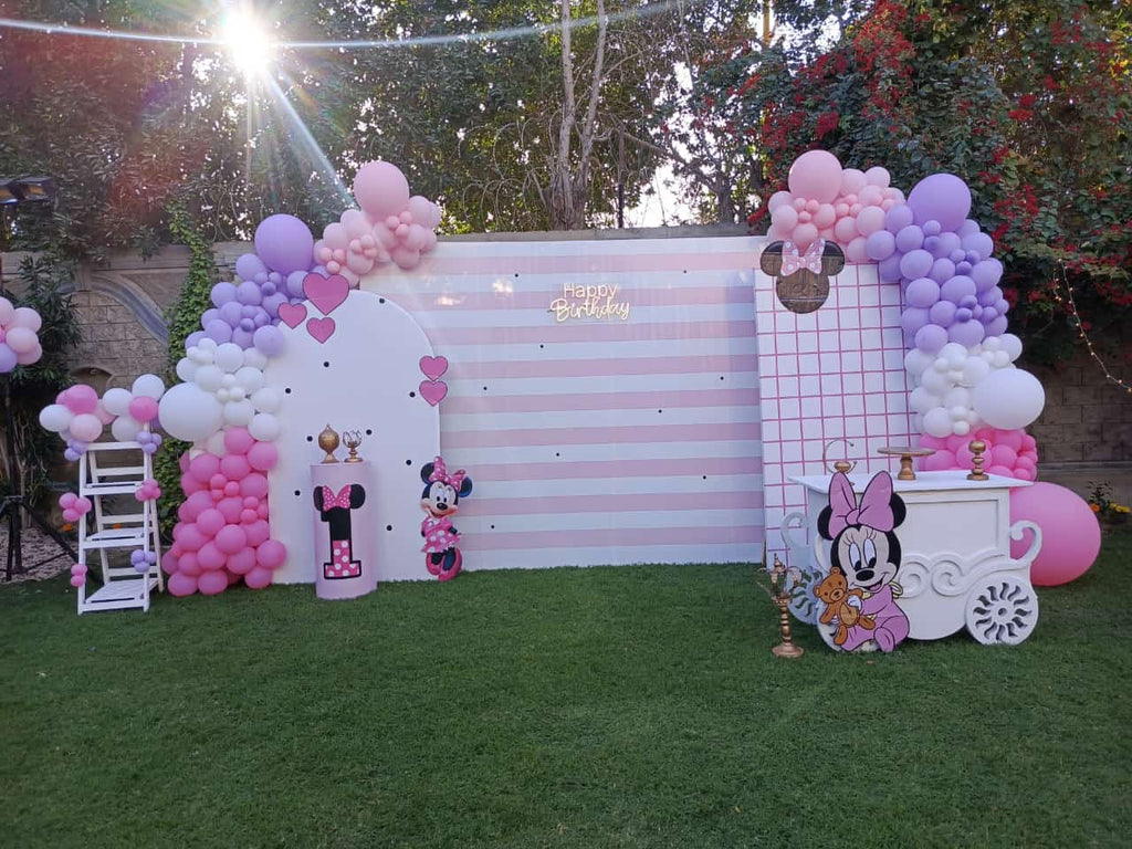 Bunny Ring Birthday Party Decoration Setup – Whimsical & Adorable Celebration Decor