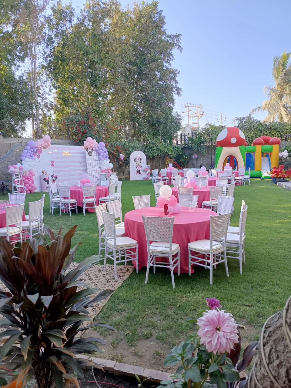 Bunny Ring Birthday Party Decoration Setup – Whimsical & Adorable Celebration Decor