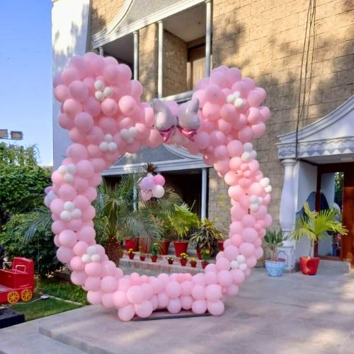 Bunny Ring Birthday Party Decoration Setup – Whimsical & Adorable Celebration Decor