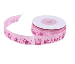 It’s A Girl Baby Shower Ribbon Roll