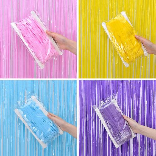 Matte Foil Curtains Multi Color Collection
