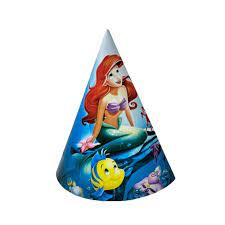 Ariel The Little Mermaid Birthday Caps