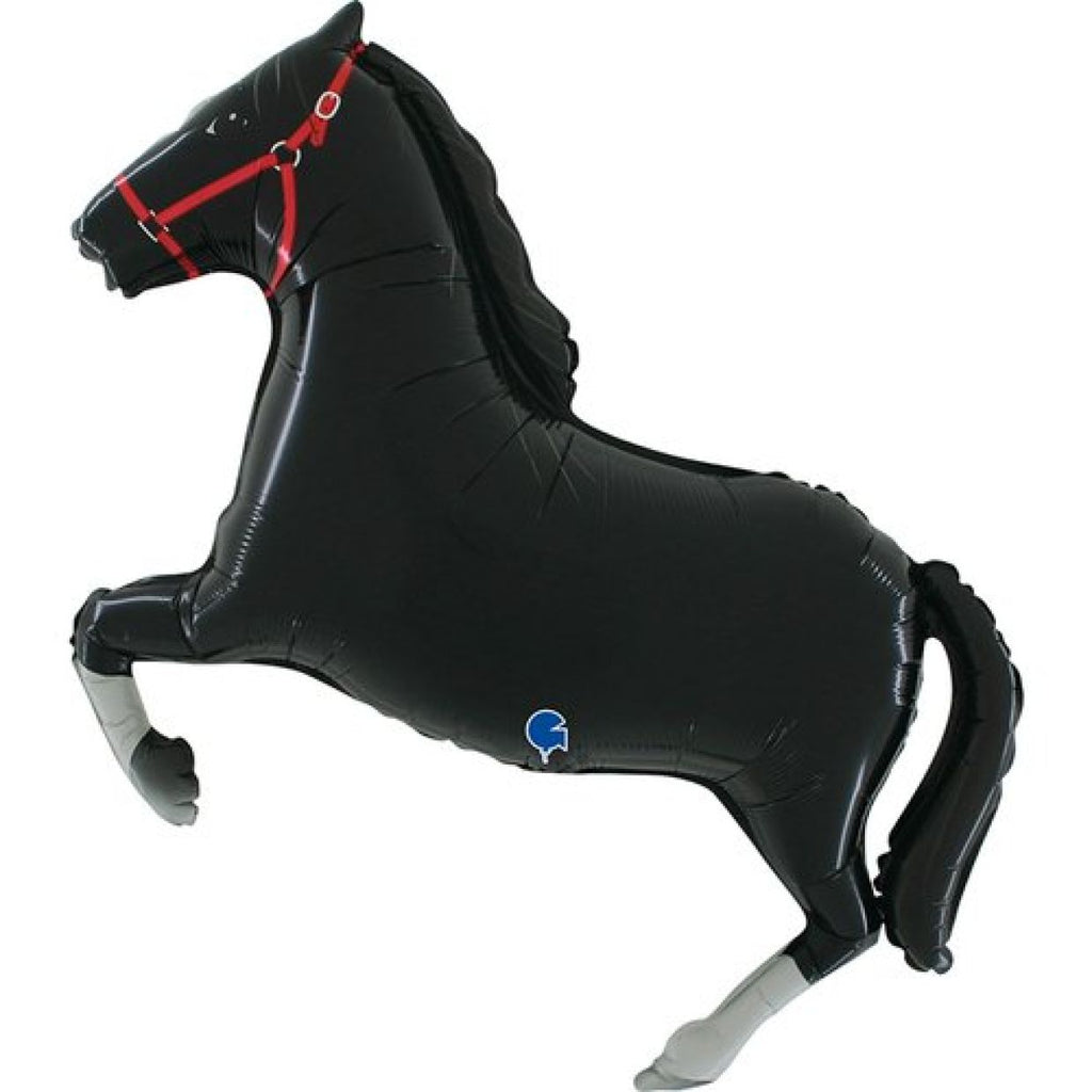 Black Horse Foil Balloon