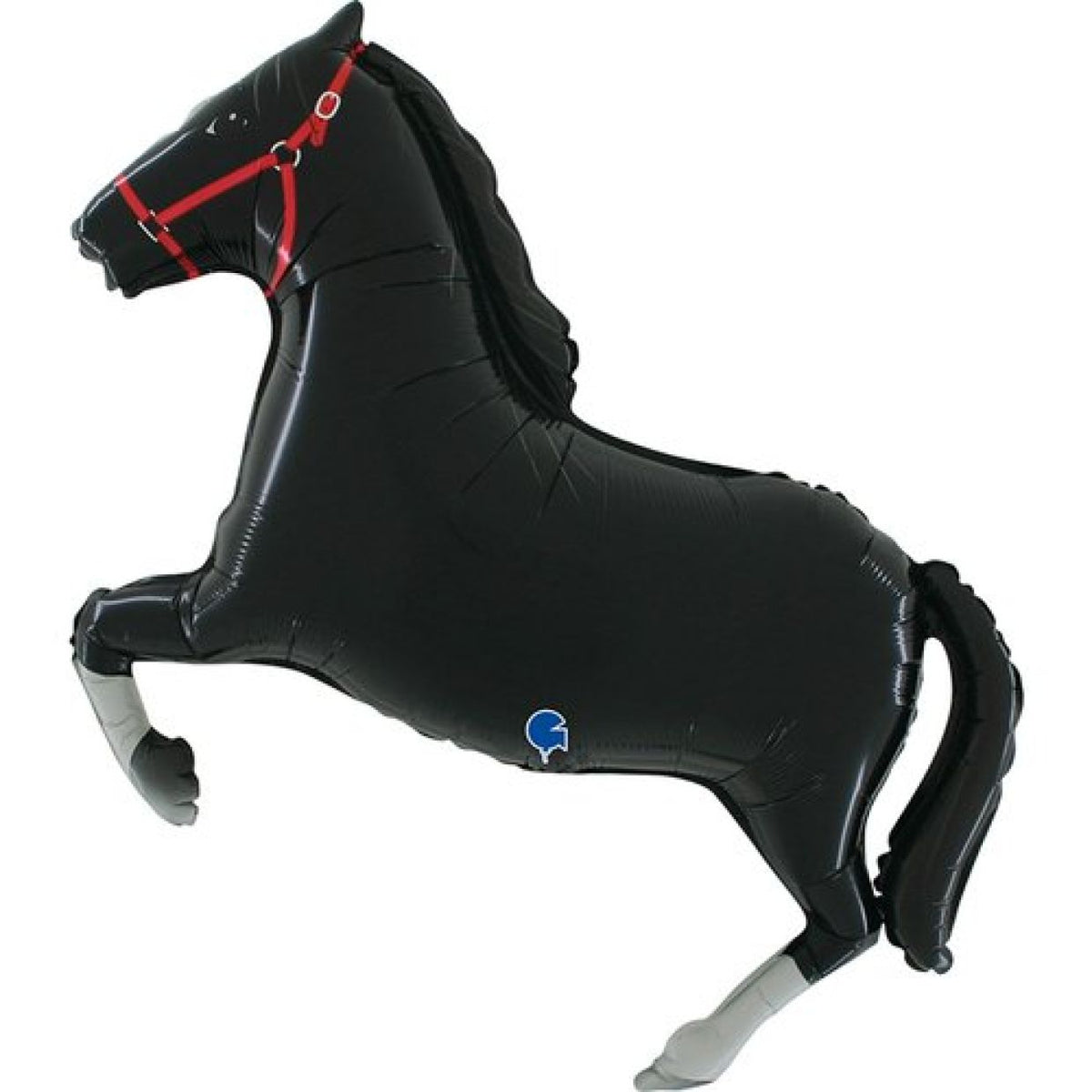 Black Horse Foil Balloon