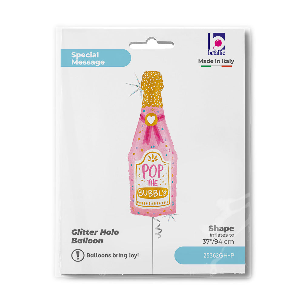 Champagne Bottle Foil Balloon