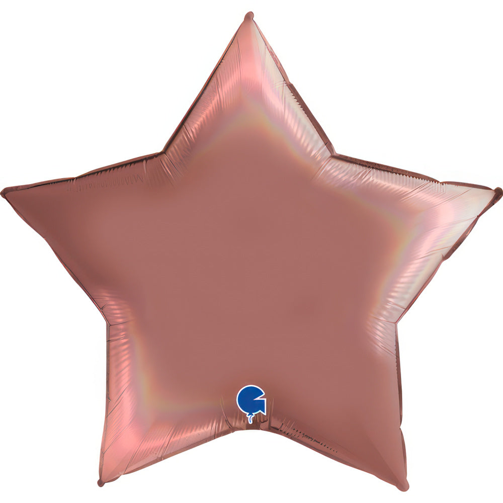 Rainbow Holo Star Foil Balloon