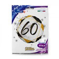 60th Birthday Glitter Foil Balloon