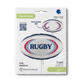 Customizable Rugby Foil Balloon
