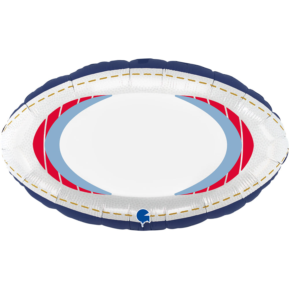 Customizable Rugby Foil Balloon
