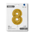 Number 8 Foil Balloon – Gold