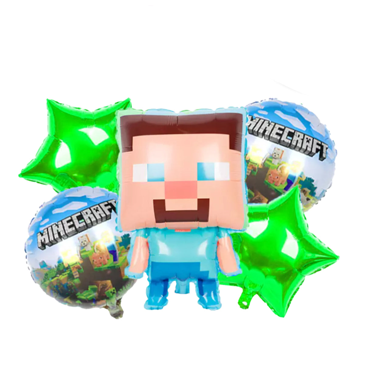 Minecraft 5 Pc. Foil Balloon Set