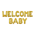 Welcome Baby Gold Foil Balloon Letters