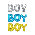 Boy Metallic Foil Letter Balloons