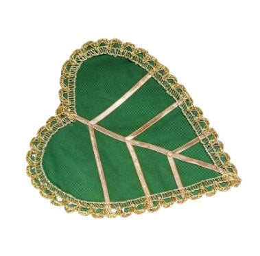 Artificial Green Leaf Mehndi Mat