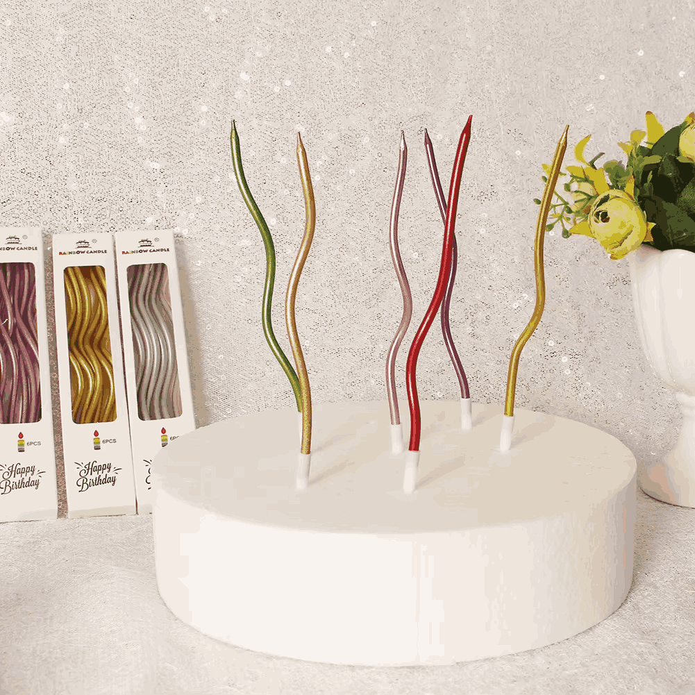 Twisty Spiral Birthday Candles