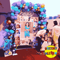 Royal Genie Balloon Birthday Decor – Magical & Vibrant Celebration Setup