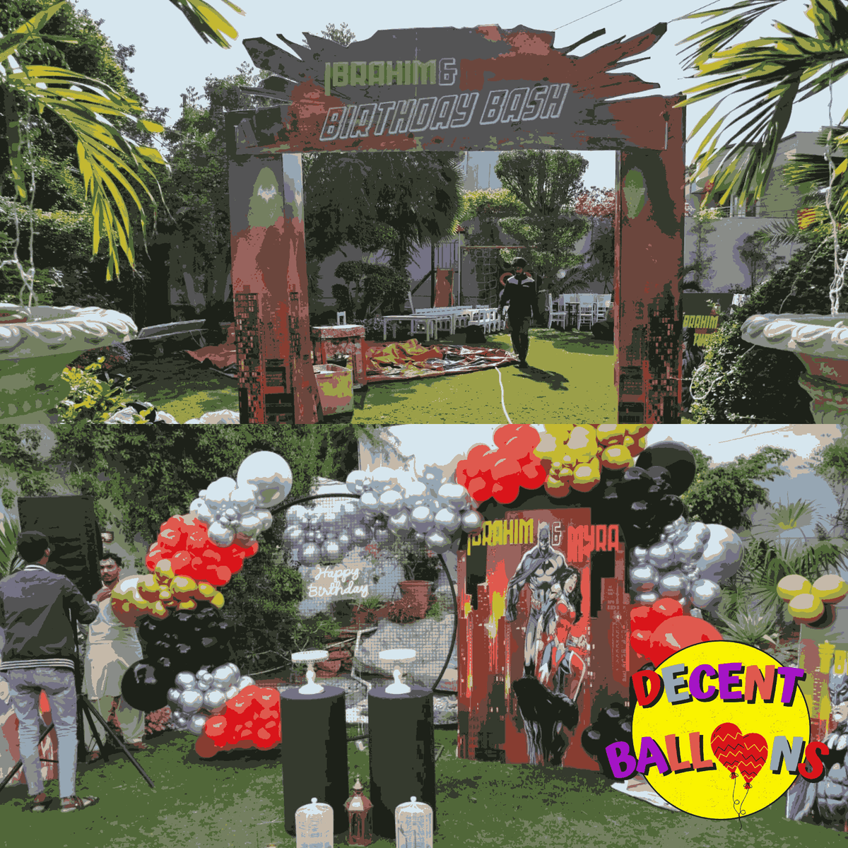 Superhero Cityscape Birthday Decor – Bold & Fun Celebration Setup