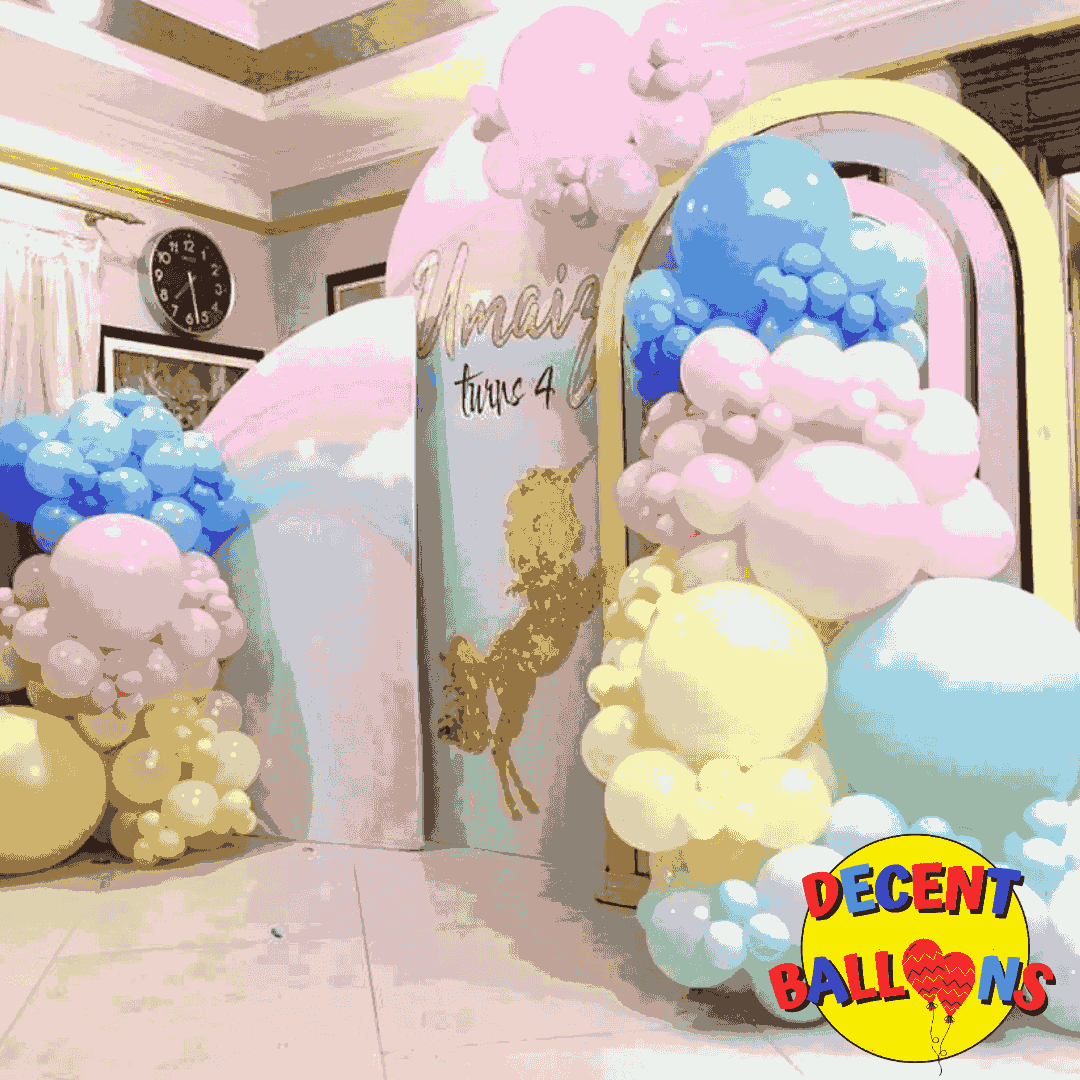 Unicorn Pastel Balloon Decor – Magical & Dreamy Party Setup