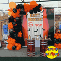 Halloween-Themed Birthday Party Setup – Spooky & Fun Celebration Decor