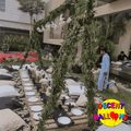 Farshi Bethak Birthday Party Setup – Elegant & Traditional Celebration Decor