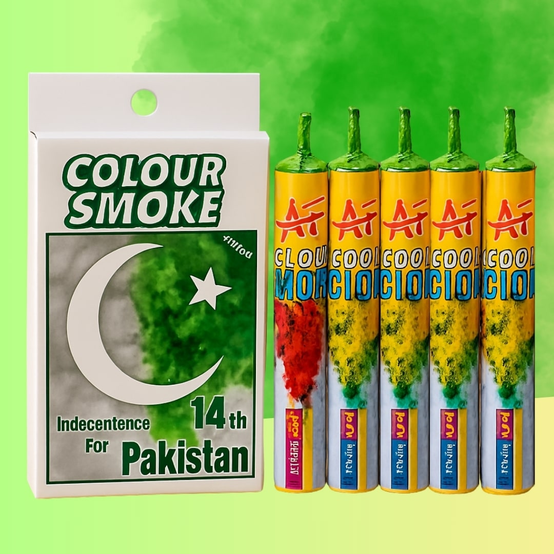 Azaadi Color Smoke Bombs – 🇵🇰  Edition