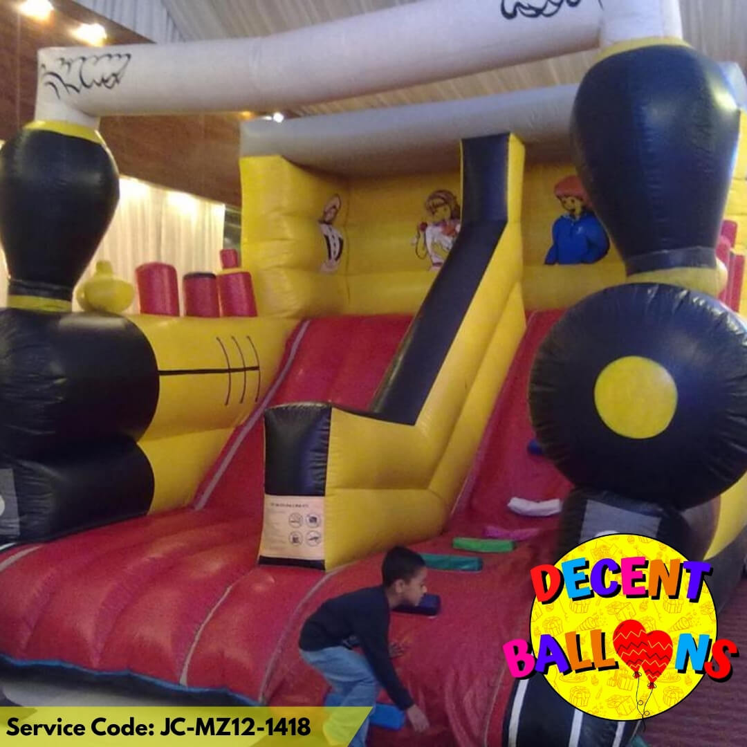 Hogwarts Express Train Jumping Castle – Rent for Wizard & Locomotive-Themed Kids’ Parties