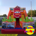 Cars Twin Slide Jumping Castle – Rent for Pixar-Themed Kids’ Parties in Karachi