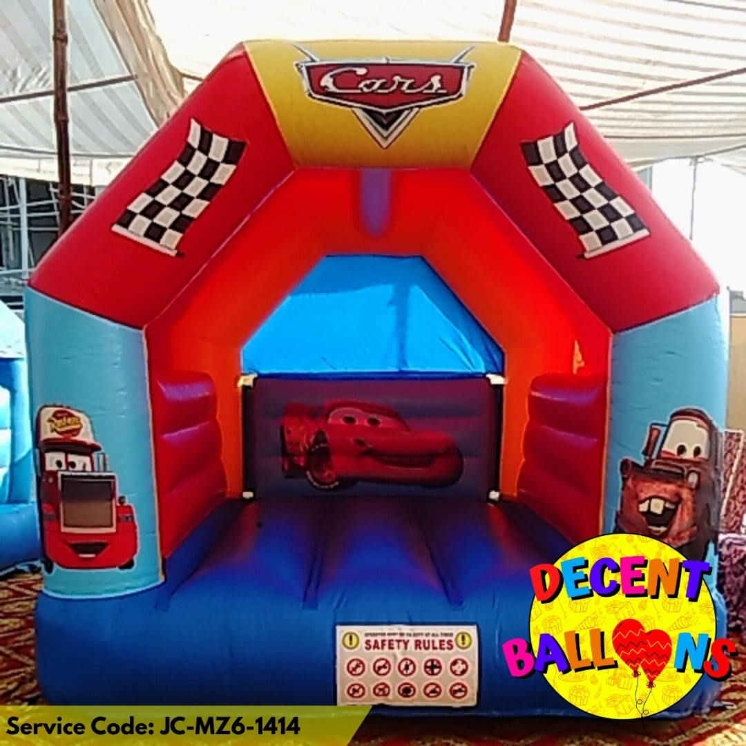Cars Bounce House Jumping Castle – Rent for Cars-Themed Kids’ Parties in Karachi