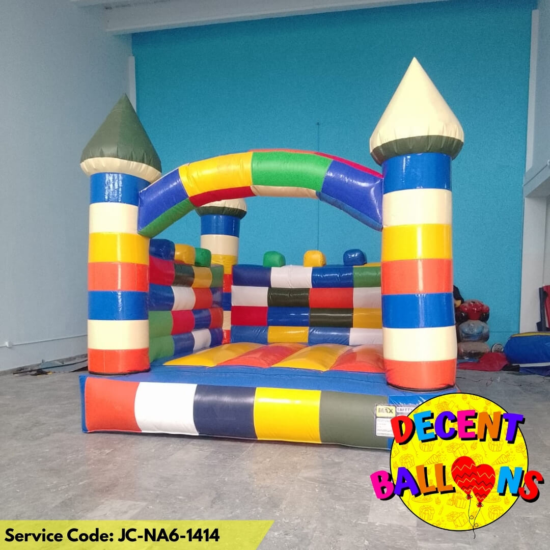 Rainbow Castle Bounce House Jumping Castle