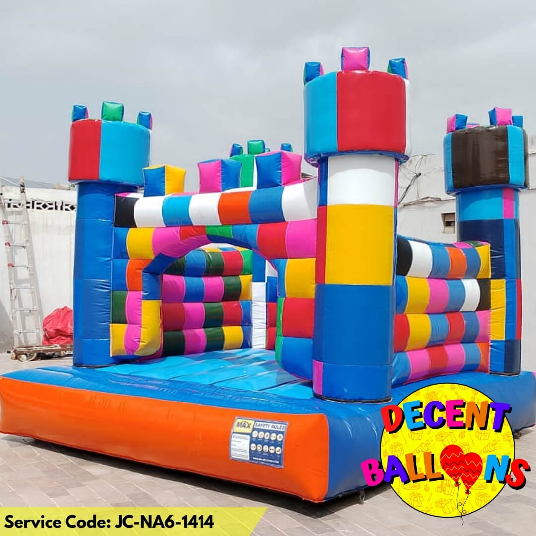 Rainbow Tower Jumping Castle