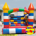 Rainbow Stripe Jumping Castle